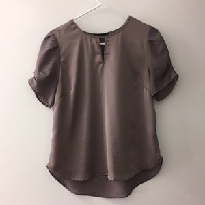 Mixed media top- wear to work or around town!